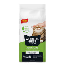 WORLD'S BEST CAT LITTER Comfort Care Unscented, 8-Pounds - Natural Ingredients,