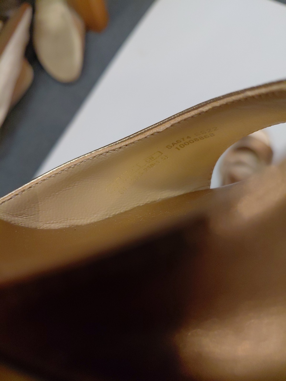 Stuart Weitzman Peep Toe Platform Wedge Espadrill… - image 13