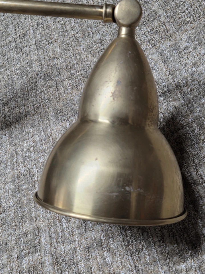 Visual Comfort French Library Single Arm Wall Lamp Handrubbed Brass S2601 - Image 4 of 4