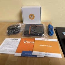 Vonage VDV23 VD Digital Phone Service Adapter Box Router DSL Dual Voice VOIP