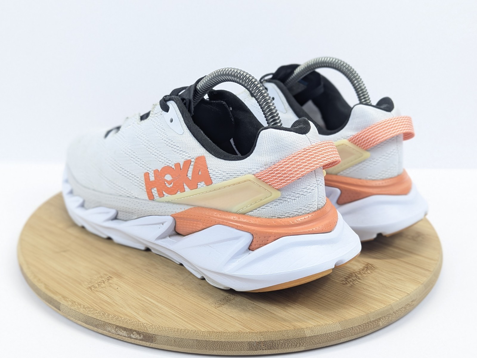 Hoka Elevon 2 White Running Shoes Womans 9 Athletic Sneakers Trainer  thumbnail 5