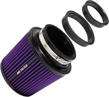 3 3.5 4 Inlet Car Replacement Cold Air Intake Filter 76mm 89mm 102mm Purple