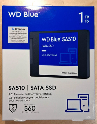 Western Digital WD Blue SA510 SSD / 1TB / 2.5'' / SATA 6Gb/s - NEU