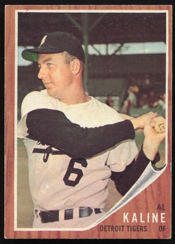 1962 Topps Al Kaline Detroit Tigers #150 A9