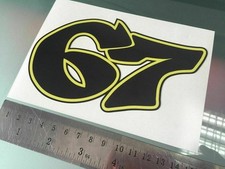 TP Shane Byrne - Shakey Byrne Number 67 BSB Sticker / Decal 150mm x 93mm