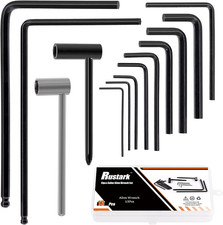 Guitar Truss Rod Wrench Set 13Pcs - 4-8mm Allen Wrenches for Neck Adjustment