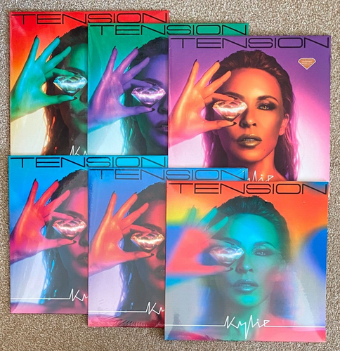 KYLIE MINOGUE * TENSION * 6 x COLOUR VARIENT VINYL BUNDLE * BN & SEALED * PADAM - Picture 18 of 19