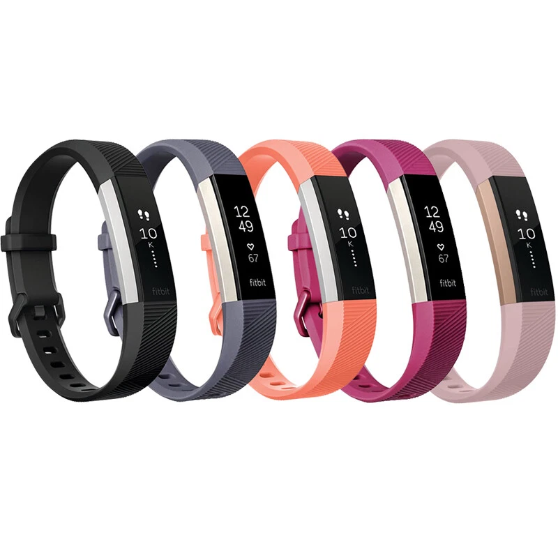 Fitbit Alta HR Fitness Wristband Activity Tracker Black Coral Small / Large Band Fitbit Alta HR Fitness Wristband Activity Tracker Black Coral Small / Large Band