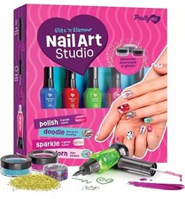 Nail Art Studio for Girls - Nail Polish Kit for Kids Ages 7-12 Years Old - Girl