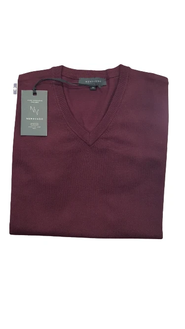 GILET MAGLIA SOTTOGIACCA SCOLLO V UOMO NEROVAGO RASATO M L XL 2XL 3XL  - Immagine 3 di 4