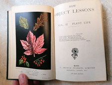 NEW OBJECT LESSONS - PLANT LIFE - TEACHING AID - COL ILLUS botany  1900