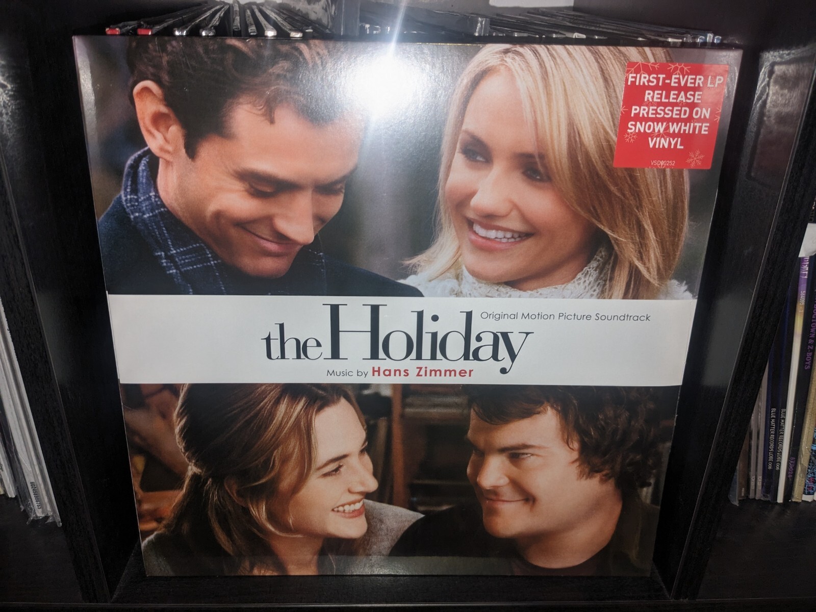 Праздничный саундтрек на виниловой пластинке БЕЛОГО цвета, НОВЫЙ И ЗАПЕЧАТАННЫЙ!! ОСТ Ханса Циммера