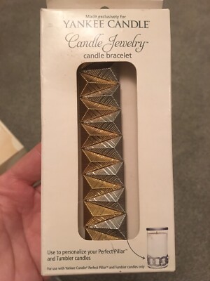 Yankee Candle Candle Schmuck Gold Silber Pillar Jar Armband