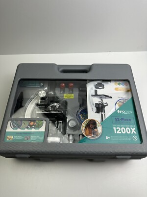 Microscope Set IQ Crew Early Explorer Series-1200x Used, Everything In Photo