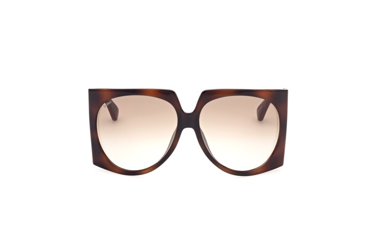 MAX MARA Anne MM0023 54T Brown OVER SIZE Plastic Sunglasses