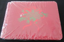 CREATIVE MEMORIES 5 x 7 RED HOLIDAY W/PINECONES SCRAPBOOK PHOTO ALBUM NEW