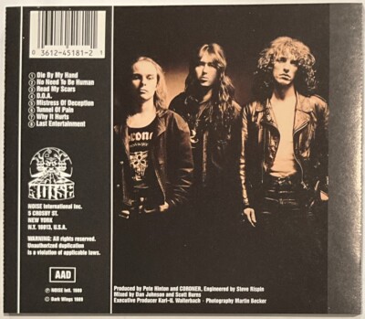 Coroner - No More Color CD 1989 Noise International WK 45181-2