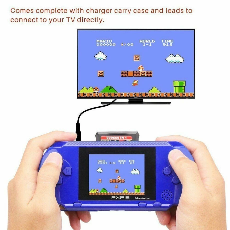 CONSOLE PORTATILE PVP STATION DISPLAY LCD 2,7 9000 GIOCHI VIDEOGIOCO GIOCO BIMBI - Immagine 3 di 4