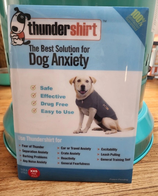 NEW XXS PINK POLO THUNDERSHIRT FOR DOGS