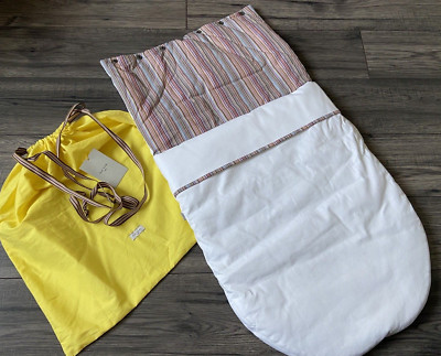 PAUL SMITH WEISS & SIGNATUR GESTREIFT SCHLAFSACK NEST NEU MIT ETIKETT.......SELTEN!!!!