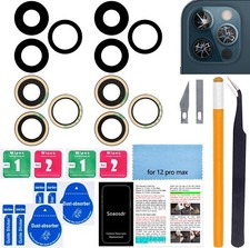 2PCS Soaosdr Original Back Rear Camera Lens Glass Replacement for iPhone 13...