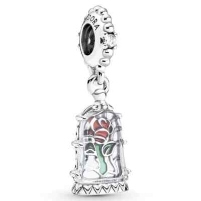 Authentic Pandora Beauty And The Beast Enchanted Rose Charm 790024C01