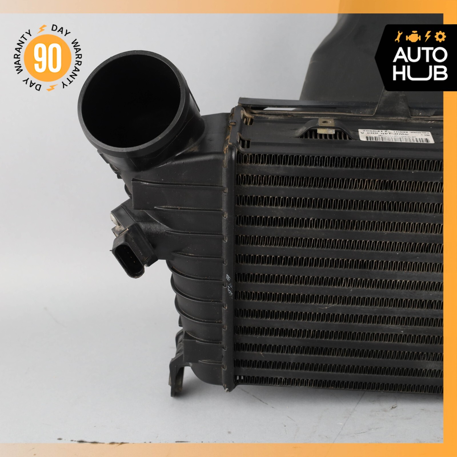 Bentley Continental GT GTC Left SideTurbo Intercooler Radiator w/ Air Duct OEM