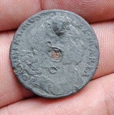 1691 William & Mary - TIN FARTHING 