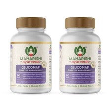 2 packs X Maharishi Ayurveda Glucomap 60 Tabs FREE SHIPPING