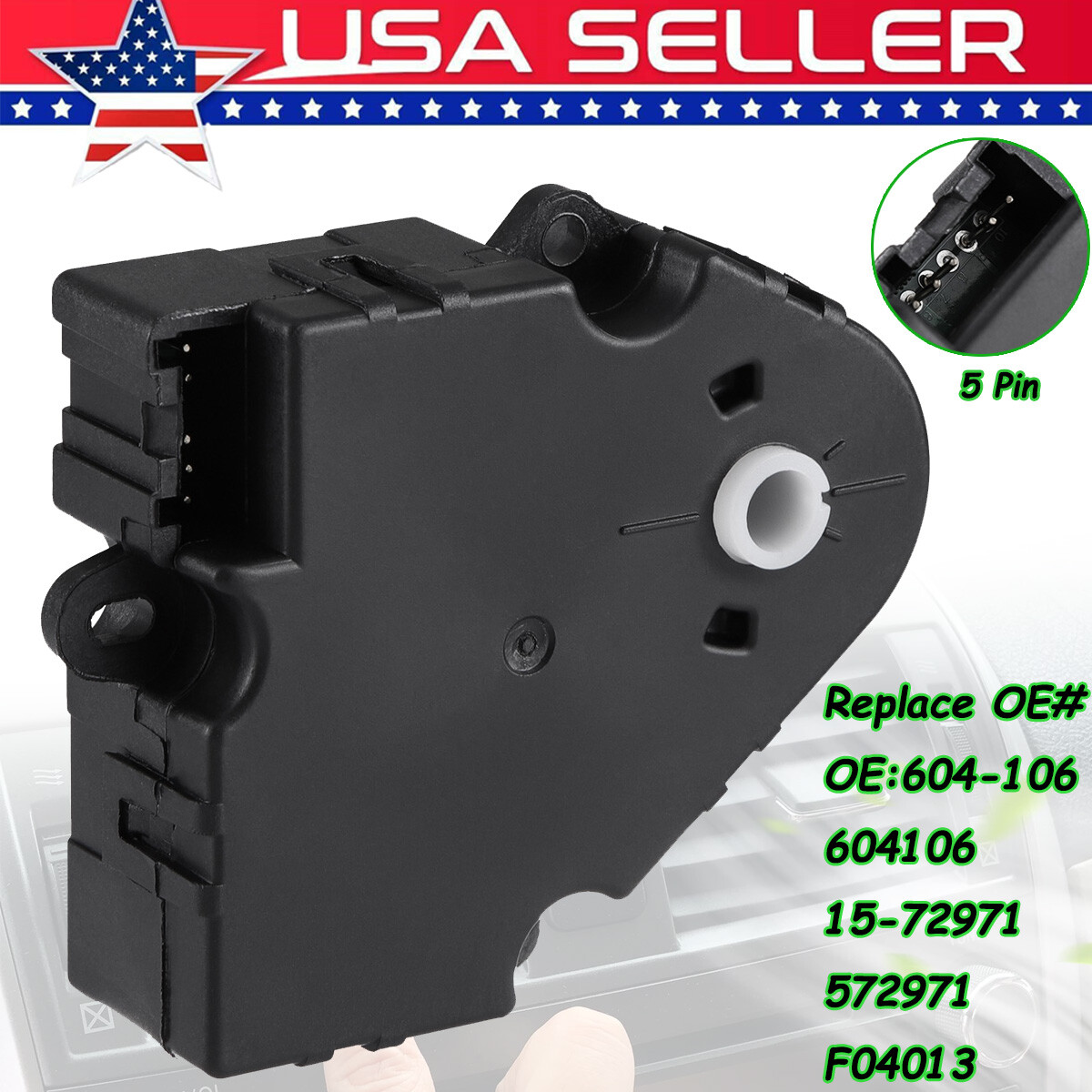HVAC Air Blend Door Actuator Heater A/C Temperature Actuator for