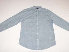 UNTUCKit Men's Slim Fit Wrinkle Free Button Front Shirt Large Long Sleeves Teal