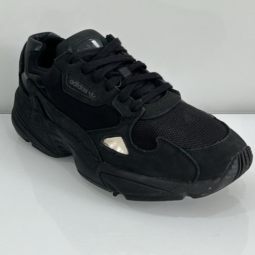 Ladies Adidas Falcon Core Trainers UK Size 7.5 Black Superb Cond Running Shoes - Picture 3 of 14