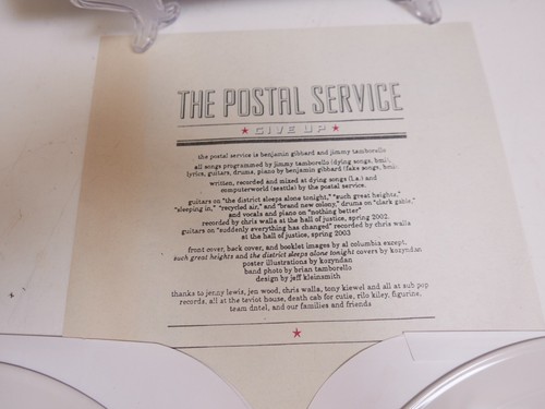 THE POSTAL SERVICE GIVE UP 2004 White VINYL Double LP 12” SubPop Booklet - Picture 7 of 10