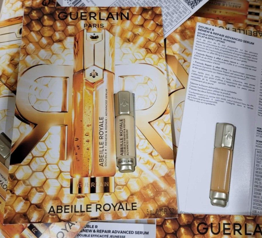 10 X GUERLAIN ABEILLE ROYALE DOUBLE RENEW&REPAIR SERUM SAMPLE 5ML 