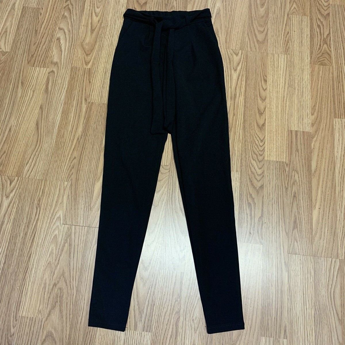 Pantalon Habillé Wood Wood Noir - Taille XS, Longueur 28 Pouces, Occasion Très Bon état