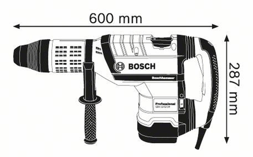 Bosch GBH 12-52 DV Professional Rotary Hammer SDS Max Chuck 220V 1700W 19J - Picture 2 of 3