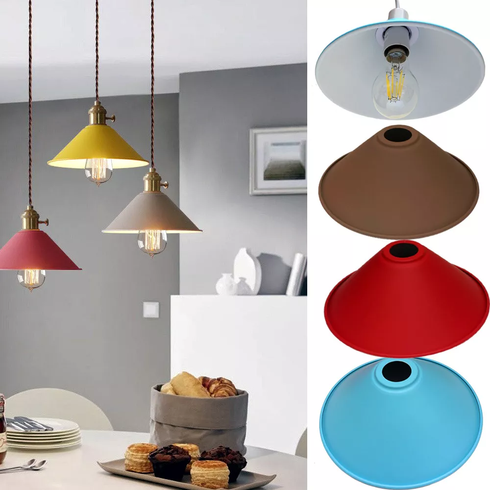 Vintage Retro Industrial Light Shade Bedroom Kitchen Modern Easy