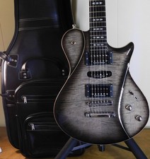 Framus Masterbuilt Panthera Ii Studio Supreme Bleached Black Burst Transparent !