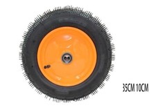x Ruota Ruotino Ad Aria Carriole Carrelli 3.00-8 Diametro 35cm Spessore 10 cir