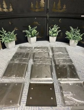 NEW (23) Legrand Stainless Steel Wall Plate 2 Gang SS23 Most W/Screws