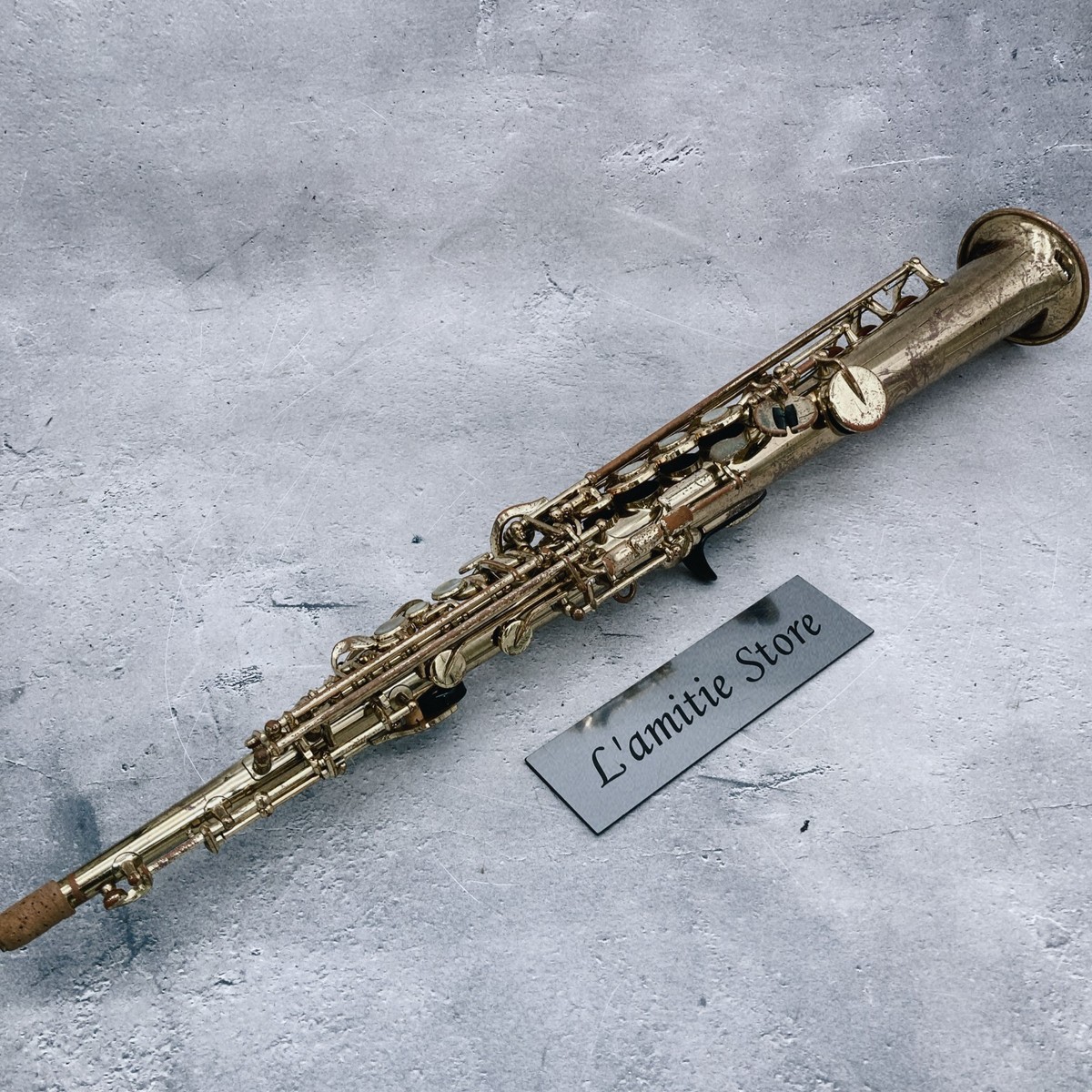 Yamaha YSS-62 & Hard Case Soprano Saxophone Sax Tested Vintage