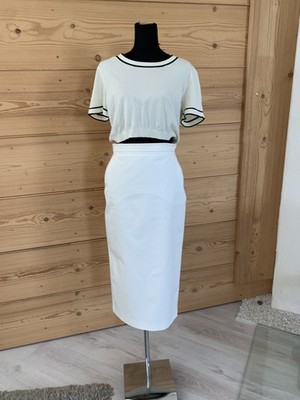 MAX MARA Rock weiß Gr. 44 ital = 38 40 dt. NEU