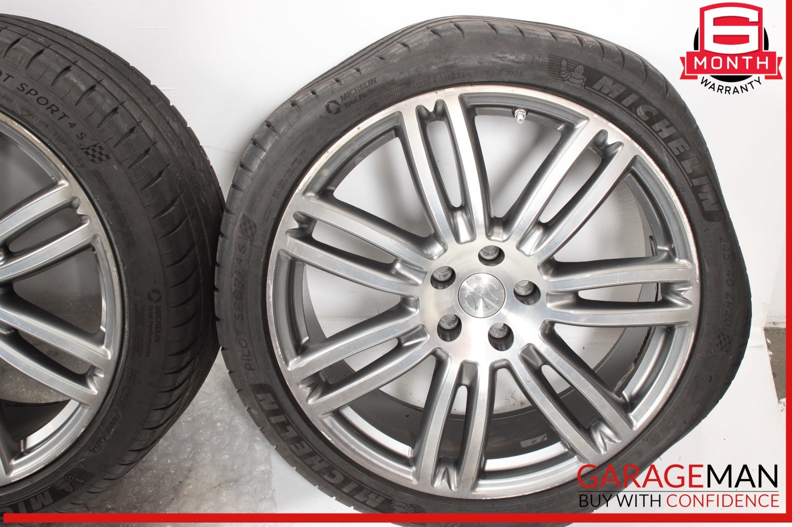 14-17 Maserati Ghibli Quttroporte Complete Wheel Tire Rim Set of 4 Pc R20 OEM