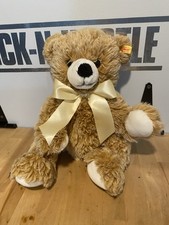 Authentic Steiff Bobby Teddy Bear 17 Plush Germany Knopf Im Ohr Ear Tag 013515