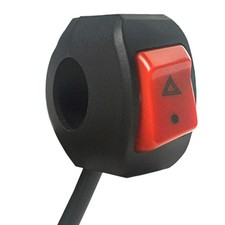 Bouton interrupteur feux de détresse moto pour dirt bikes et VTT installation facile