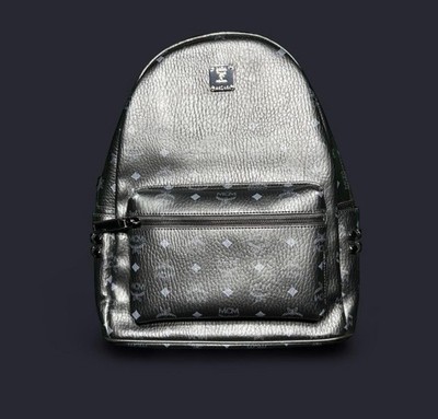 MCM Side Studded Backpack - Black Free Shipping