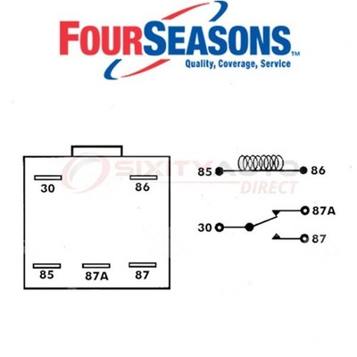 Four Seasons AC Compressor Cut-Out Relay for 1993 GMC Typhoon - Heating Air jw