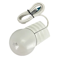 Packard Bell Wavy Textured Wired Mouse 160125 FDM-611 PS/2 USED Trackball PS2