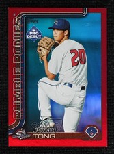 2025 Topps Pro Debut Red Foil 5/10 Jonah Tong #PD-183 1he8