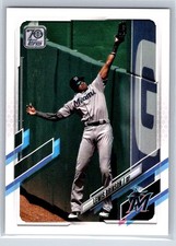 2021 Topps #161 Lewis Brinson Miami Marlins